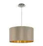 Eglo Lampa Wisząca Maserlo Stal Satynowy Nikiel | Nadaje Się Do E27